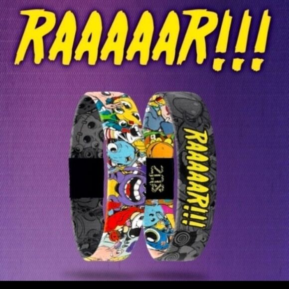 ZOX "RAAAAAR!!!" #734 / 1000 2022 HALLOWEEN COLLECTIBLE SINGLE MONSTER WRISTBAND - Picture 2 of 6